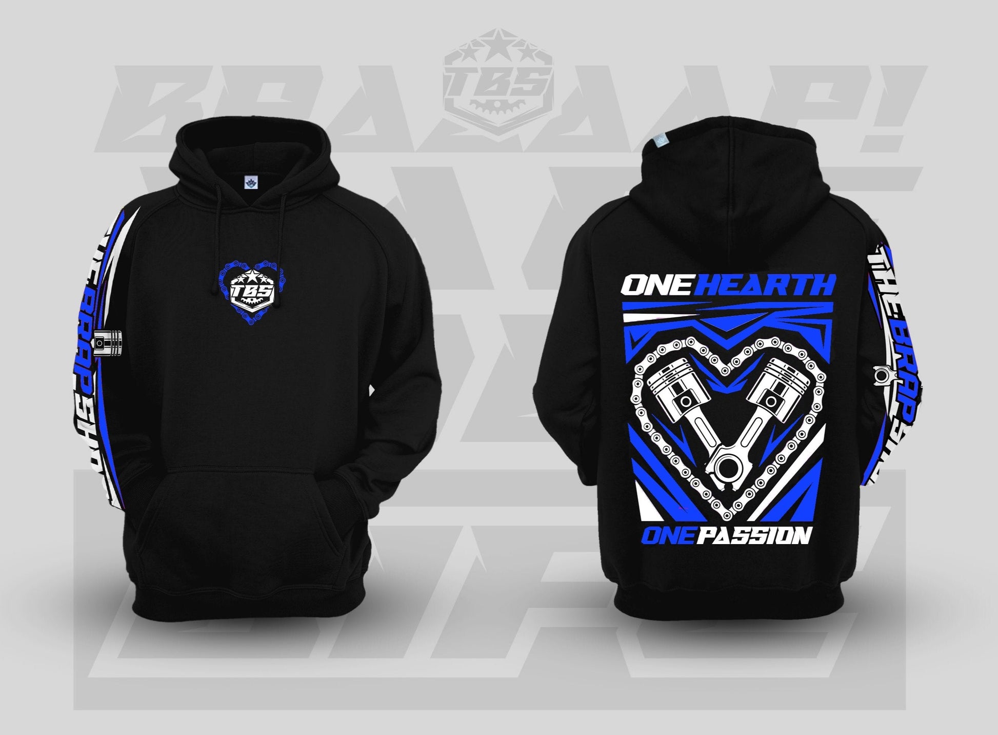ONE HEART HOODIES - Thebrapshop