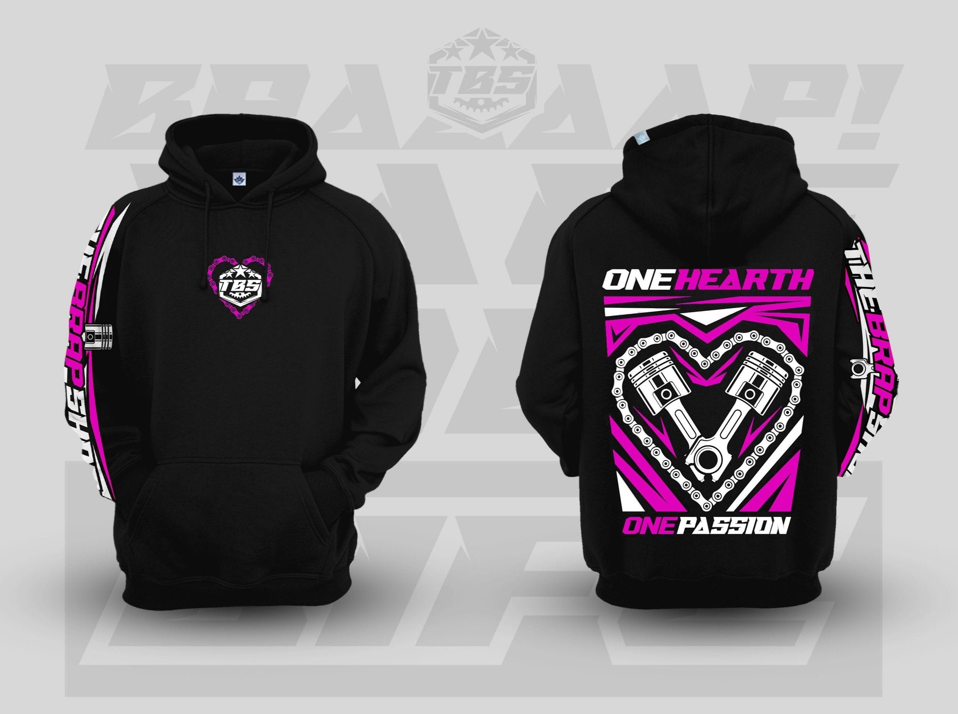 ONE HEART HOODIES - Thebrapshop