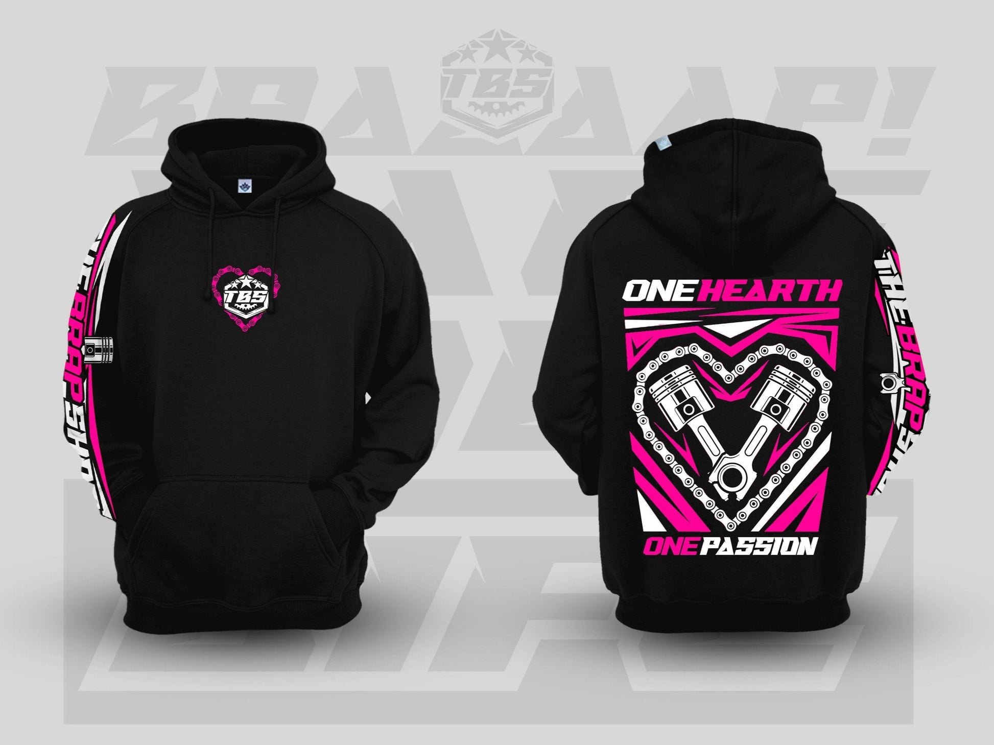 ONE HEART HOODIES - Thebrapshop
