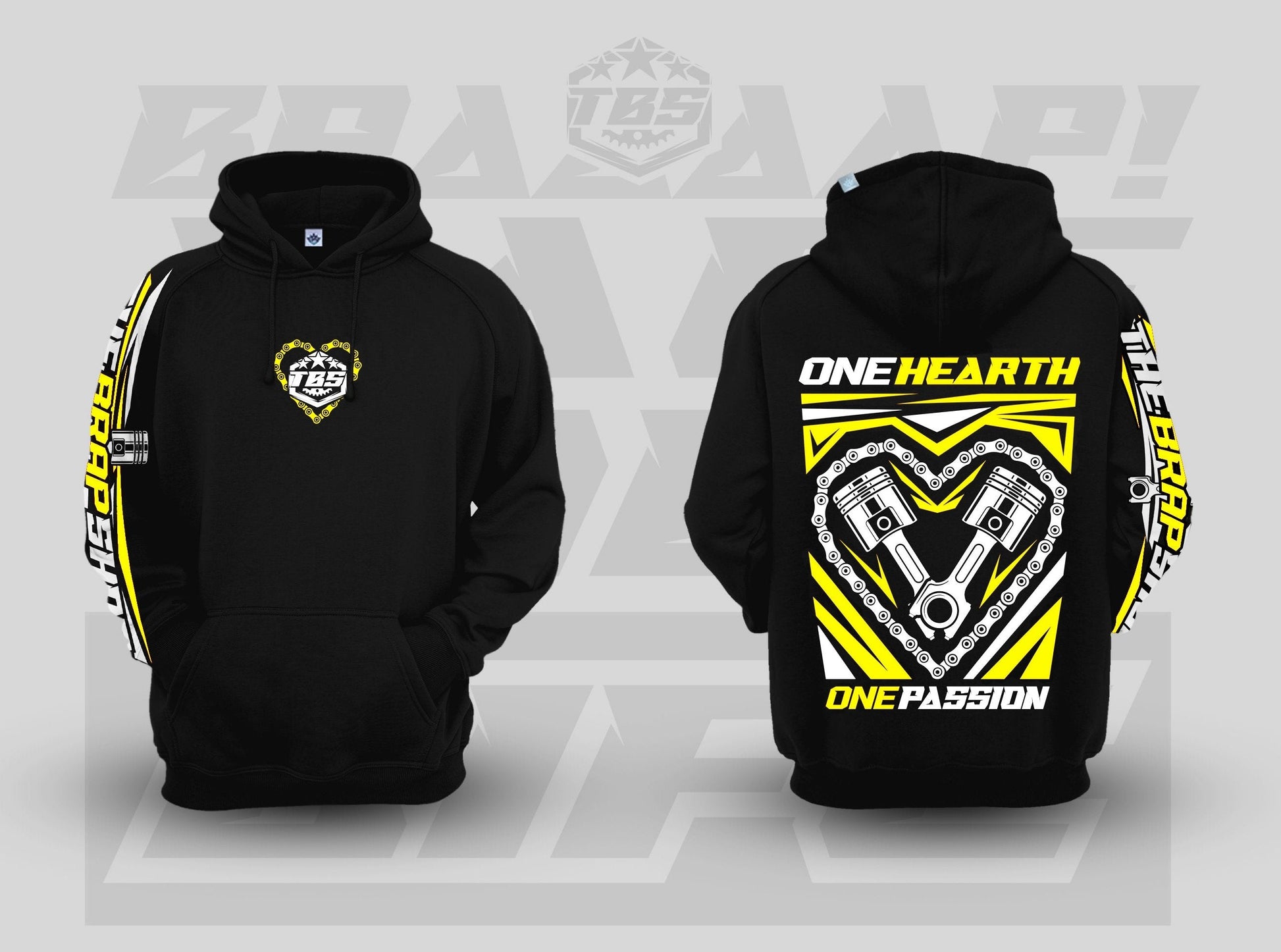 ONE HEART HOODIES - Thebrapshop