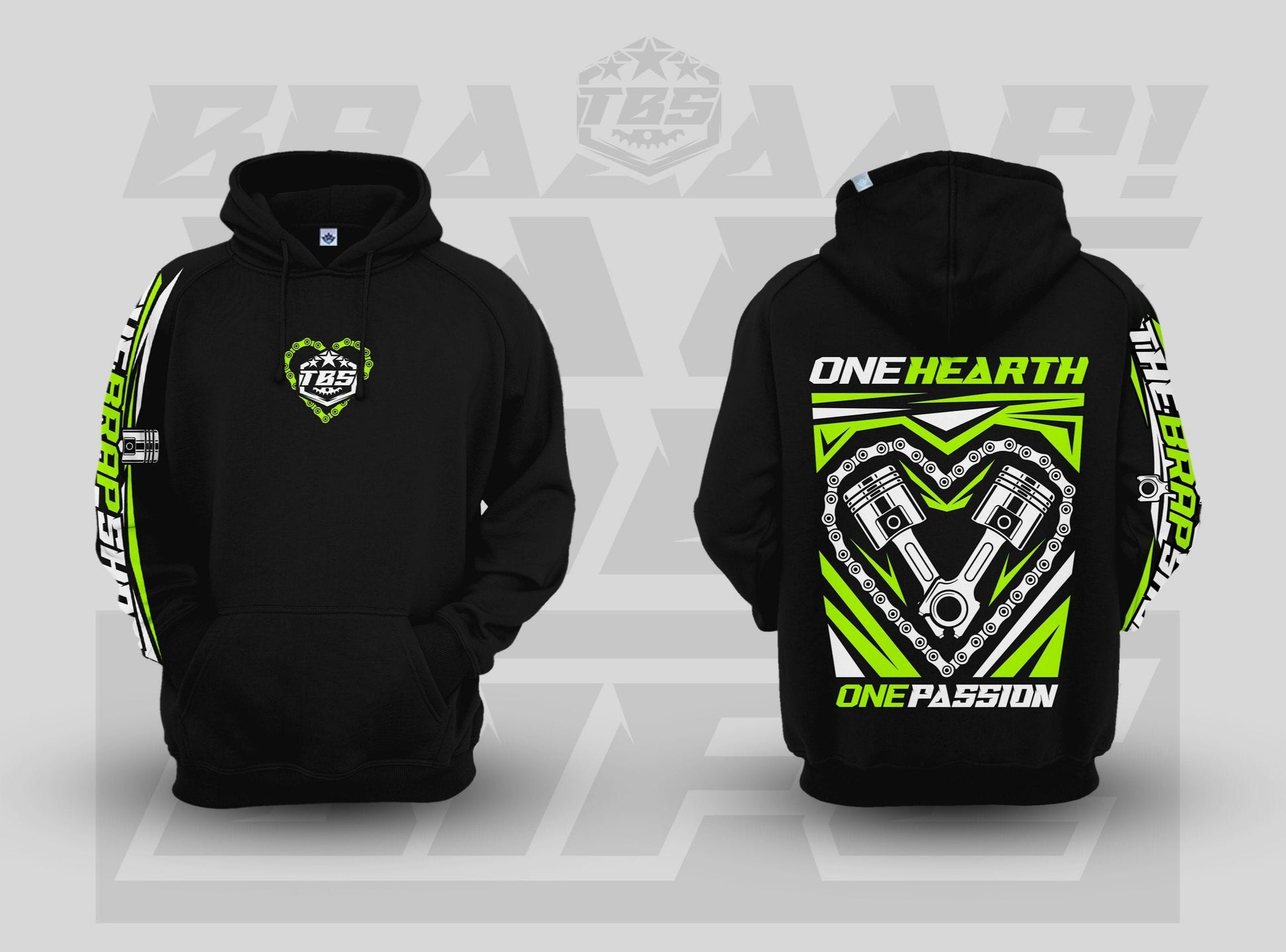 ONE HEART HOODIES - Thebrapshop