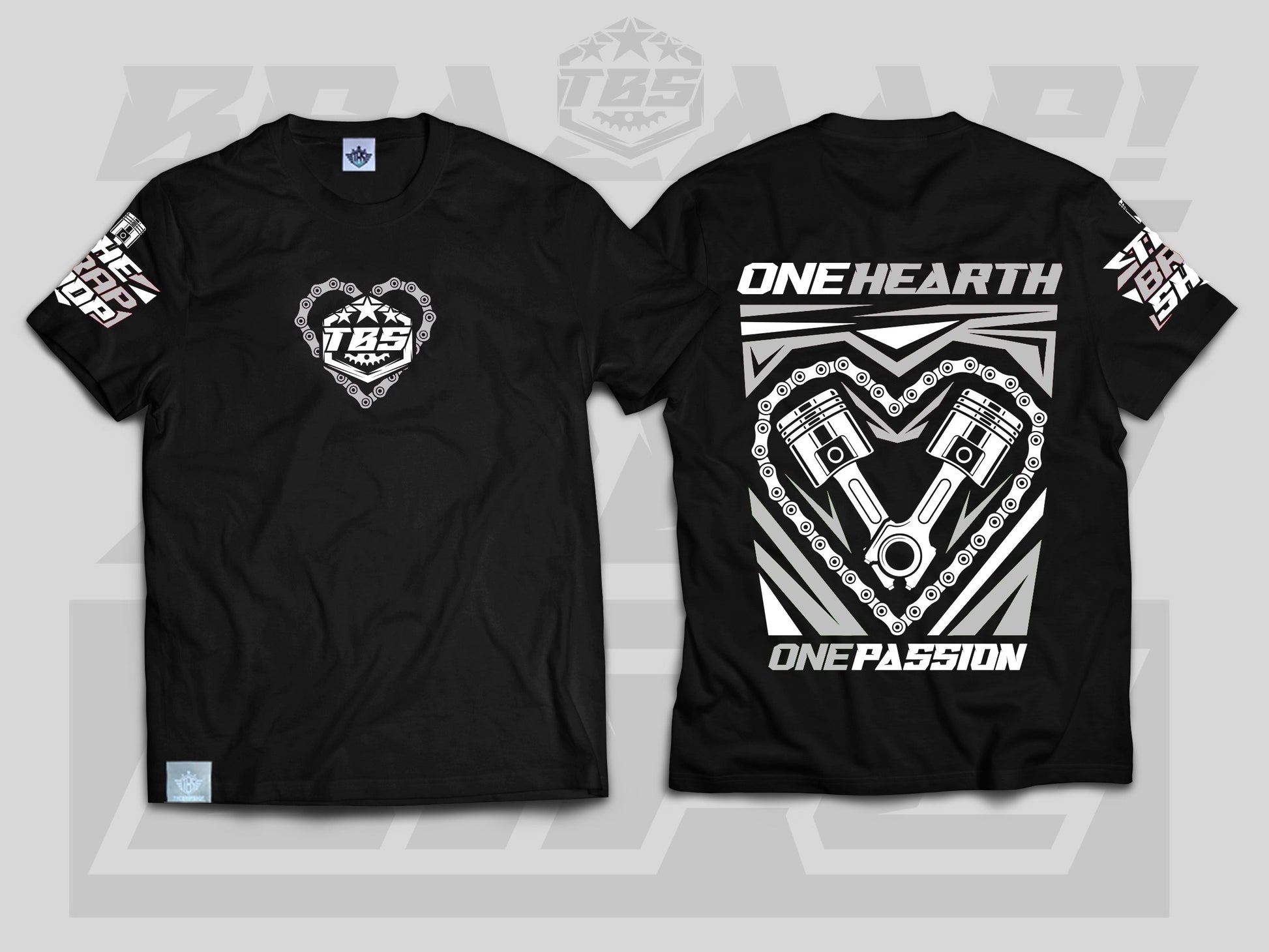 ONE HEART T-SHIRTS - Thebrapshop