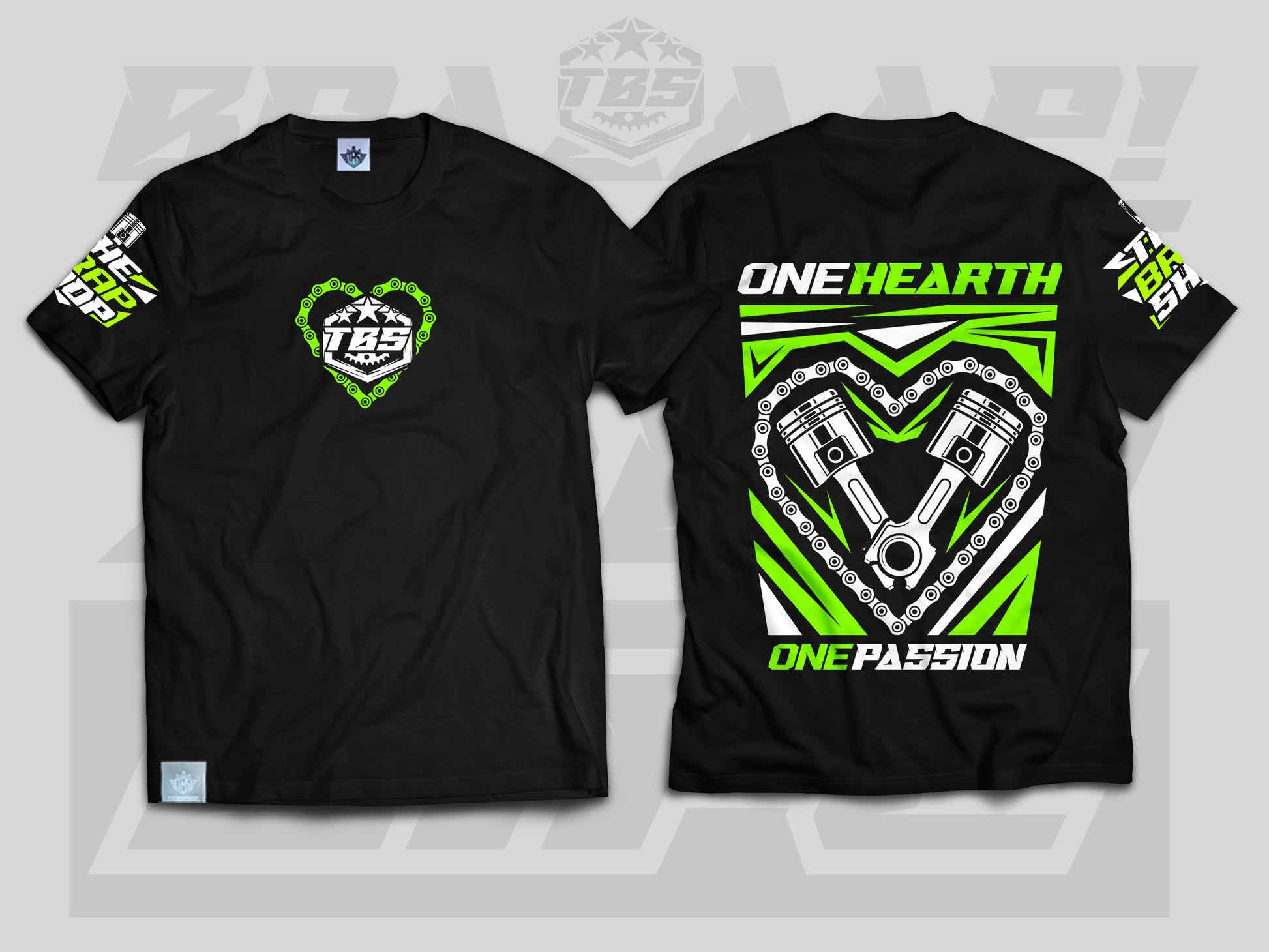 ONE HEART T-SHIRTS - Thebrapshop