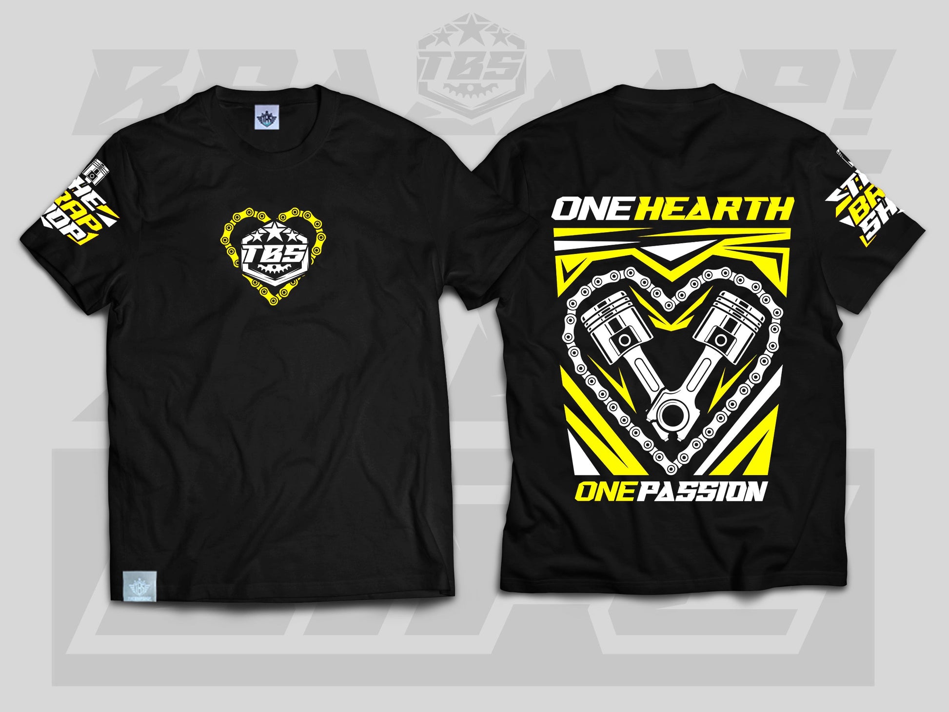 ONE HEART T-SHIRTS - Thebrapshop