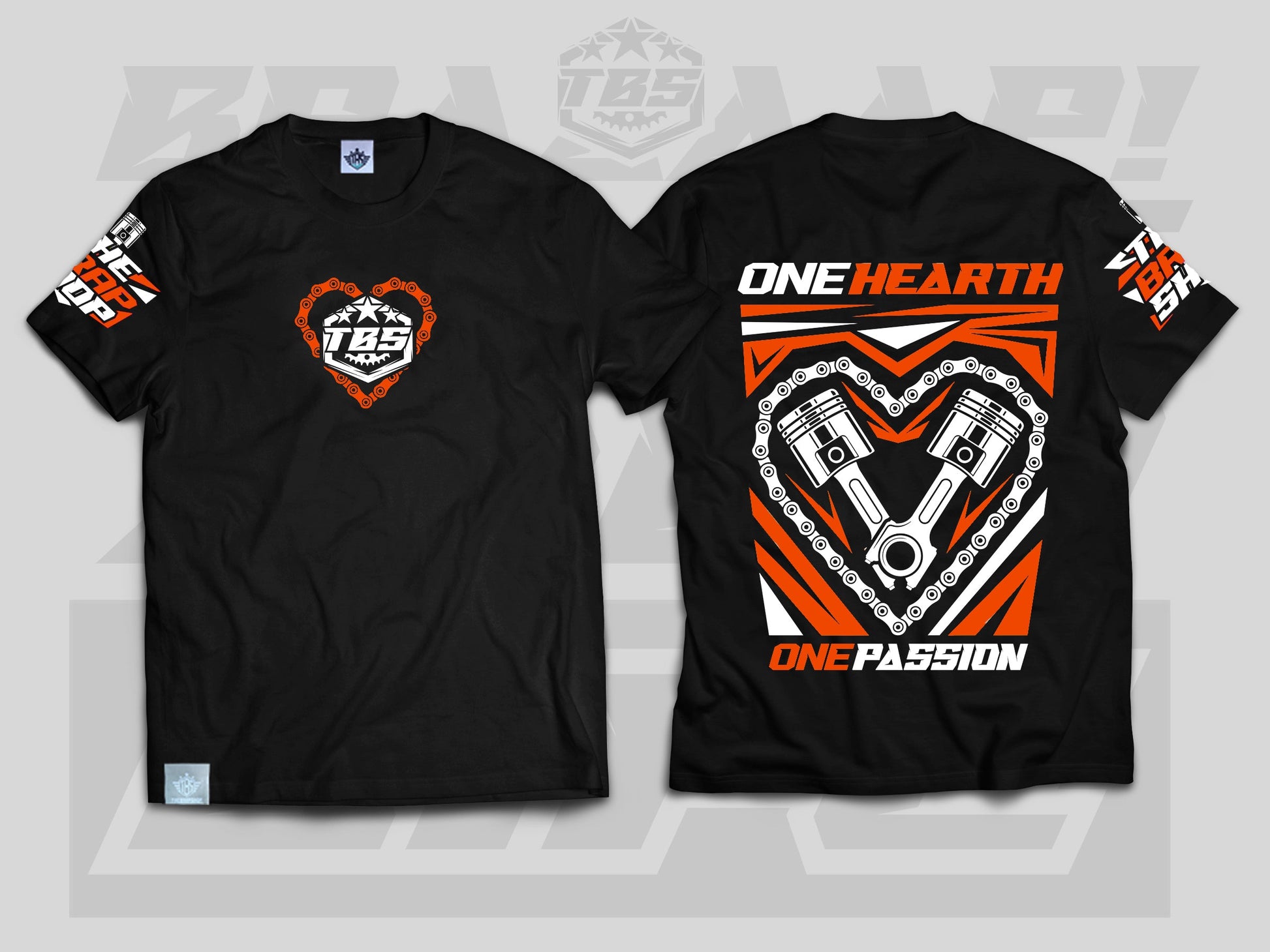 ONE HEART T-SHIRTS - Thebrapshop