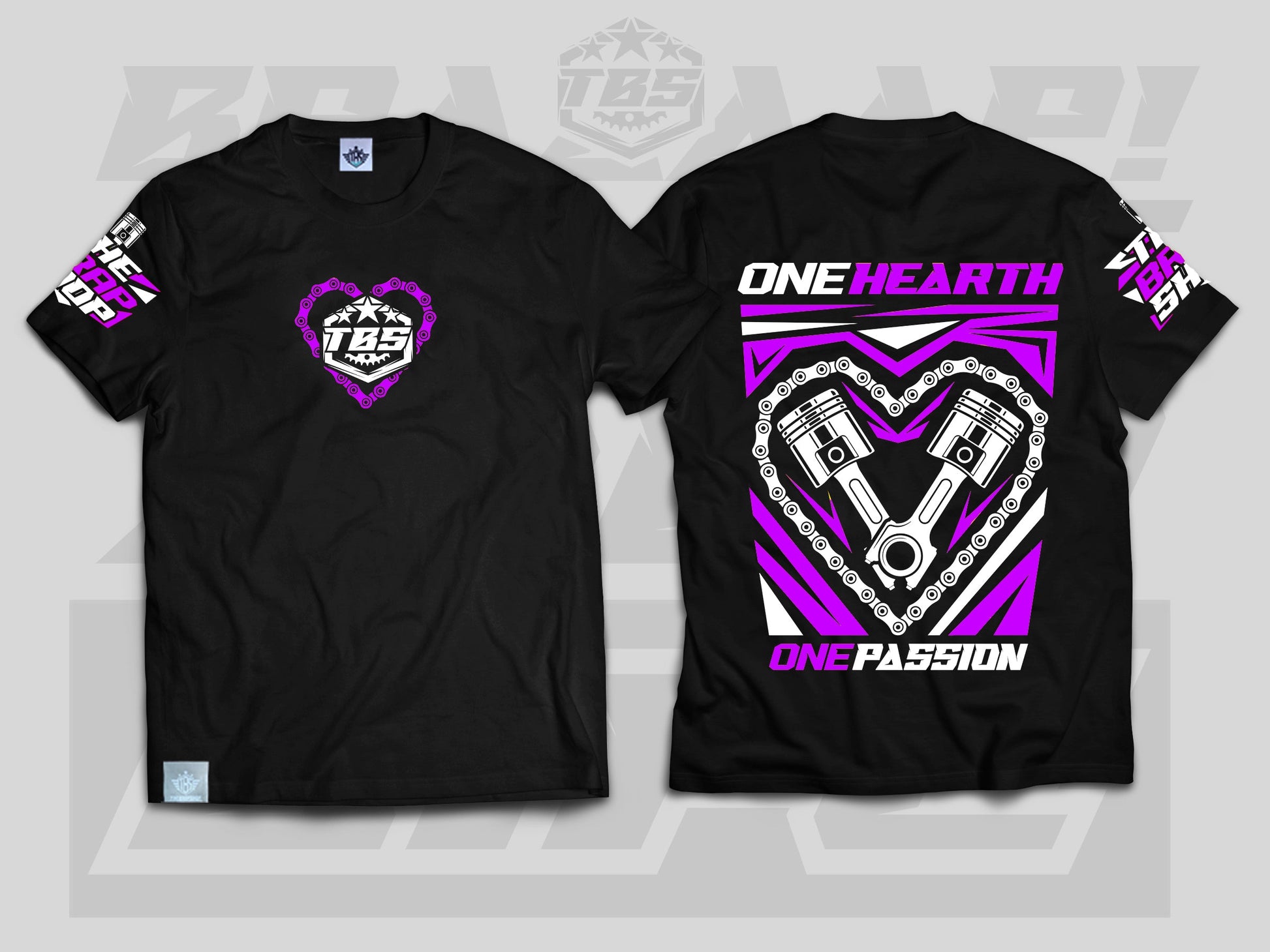 ONE HEART T-SHIRTS - Thebrapshop