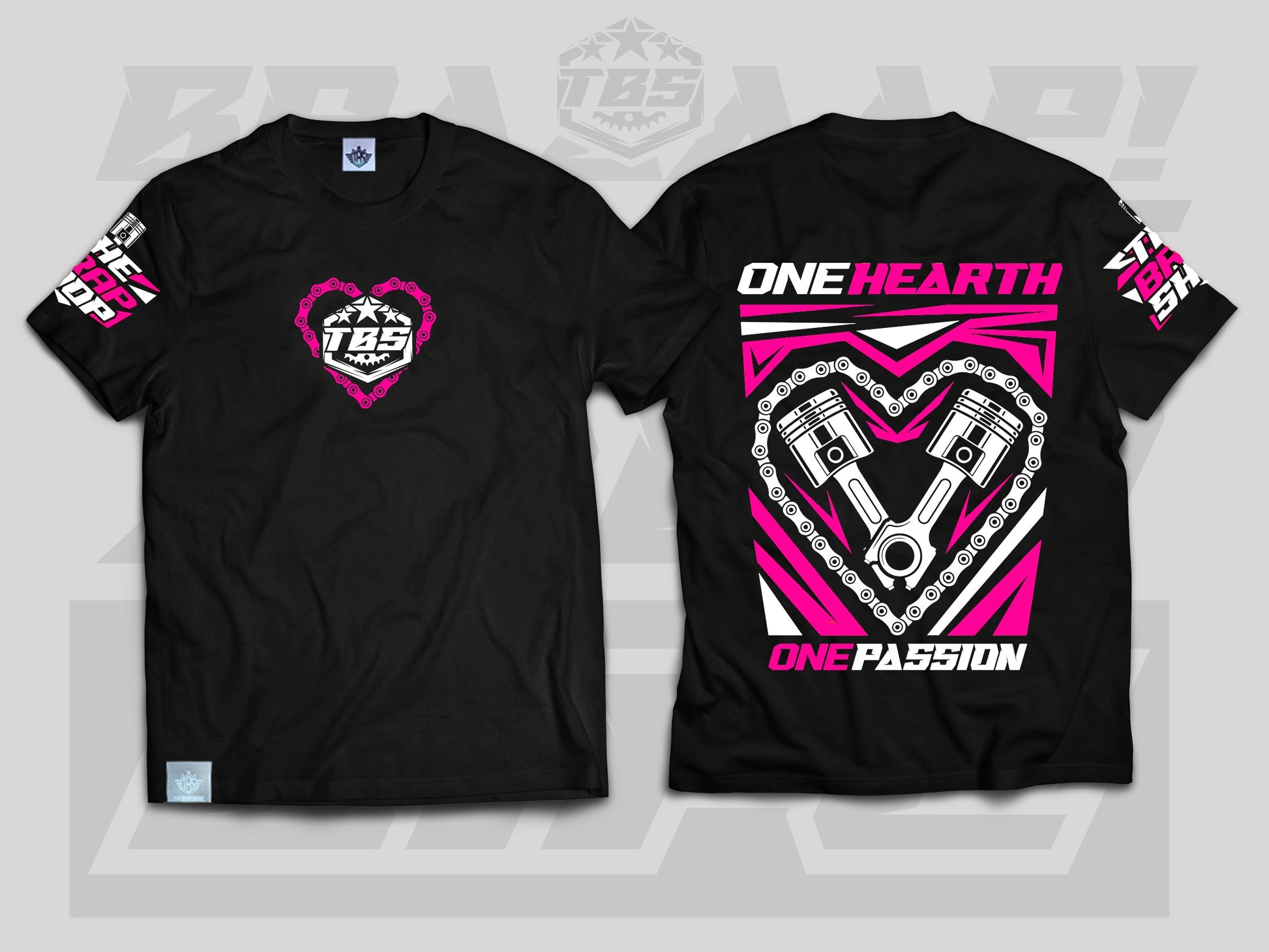 ONE HEART T-SHIRTS - Thebrapshop