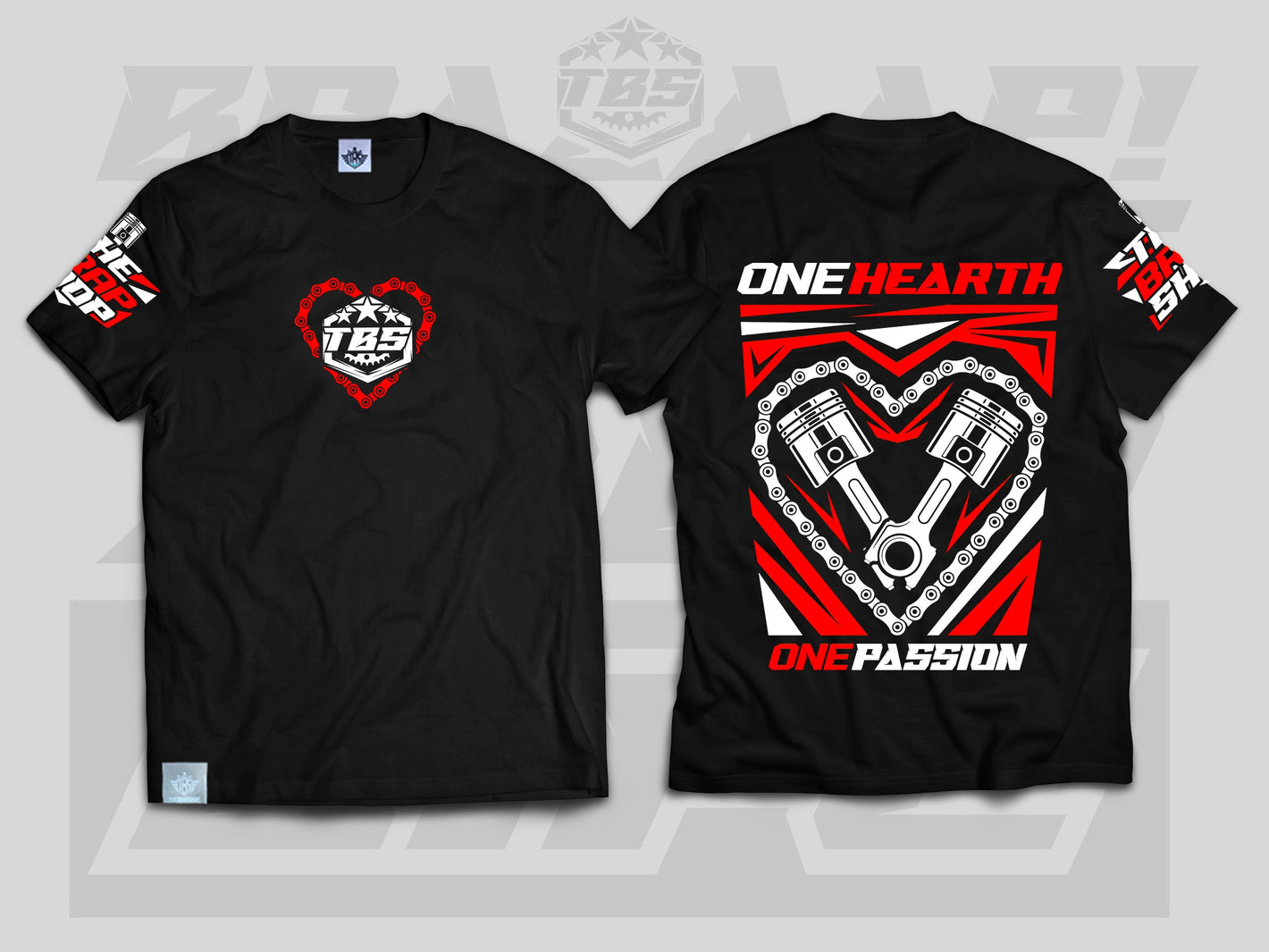 ONE HEART T-SHIRTS - Thebrapshop