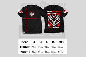 ONE HEART T-SHIRTS - Thebrapshop