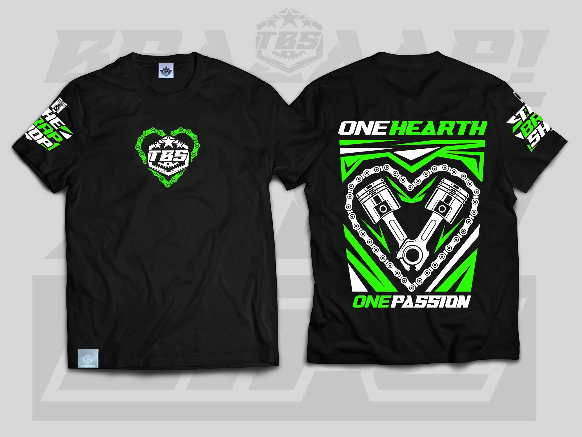 ONE HEART T-SHIRTS - Thebrapshop