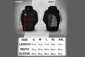 RACE YOUR LIFE HOODIES - HOLOGRAPHIC EDITION - Thebrapshop