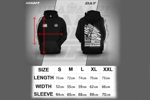 RACE YOUR LIFE HOODIES - REFLECTIVE EDITION - Thebrapshop