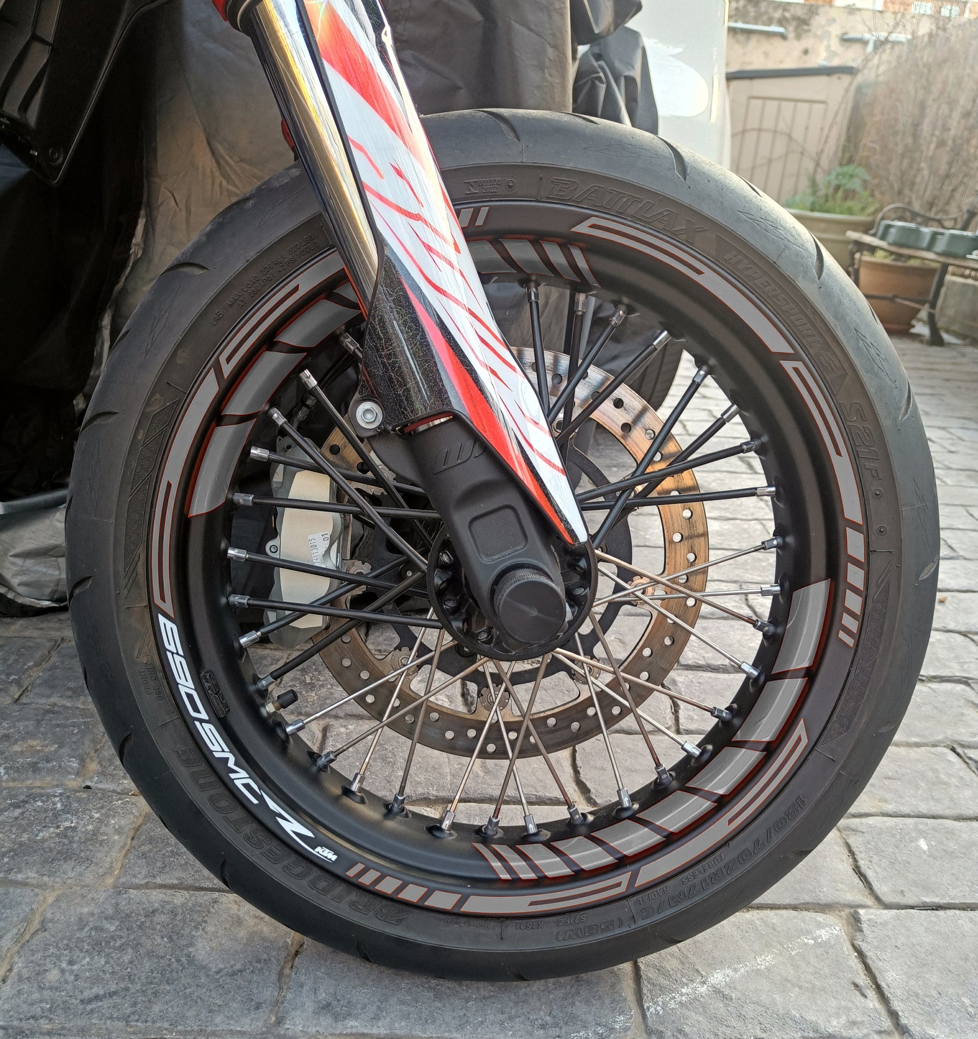 REFLECTIVE RIMS STICKERS KIT 17" - Thebrapshop
