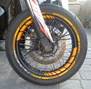 REFLECTIVE RIMS STICKERS KIT 17" - Thebrapshop