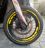 REFLECTIVE RIMS STICKERS KIT 17" - Thebrapshop