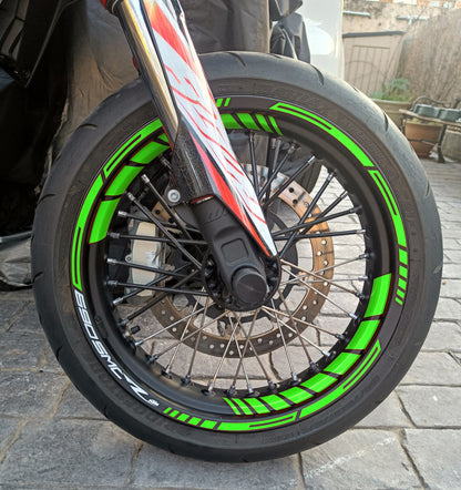 REFLECTIVE RIMS STICKERS KIT 17" - Thebrapshop