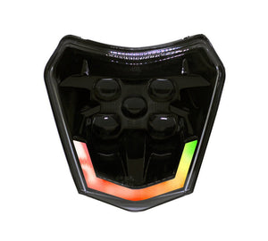 RGB LED HEADLIGHT V2 SMOKED - Thebrapshop
