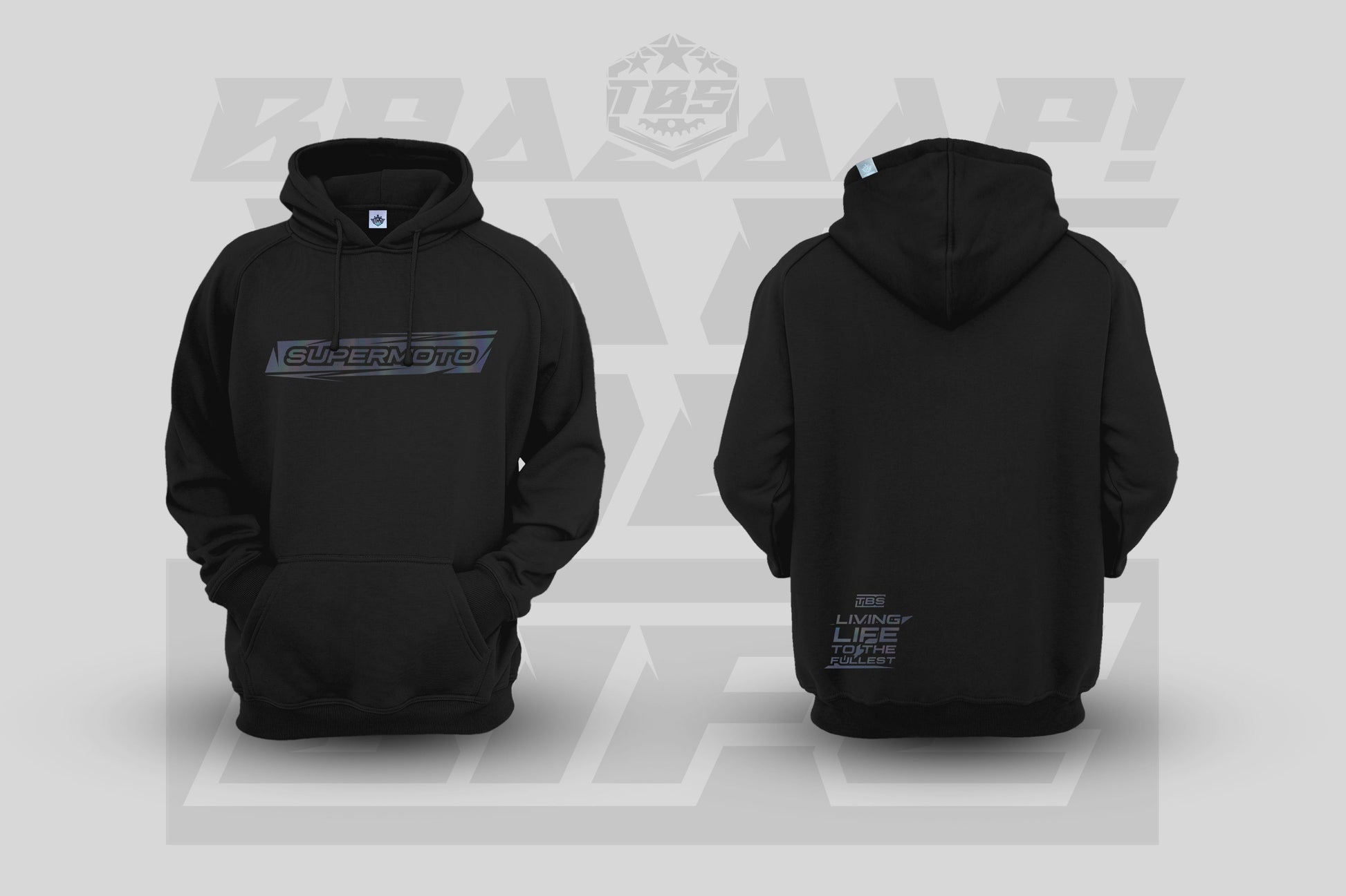 SUPERMOTO HOODIES - HOLOGRAPHIC EDITION - Thebrapshop