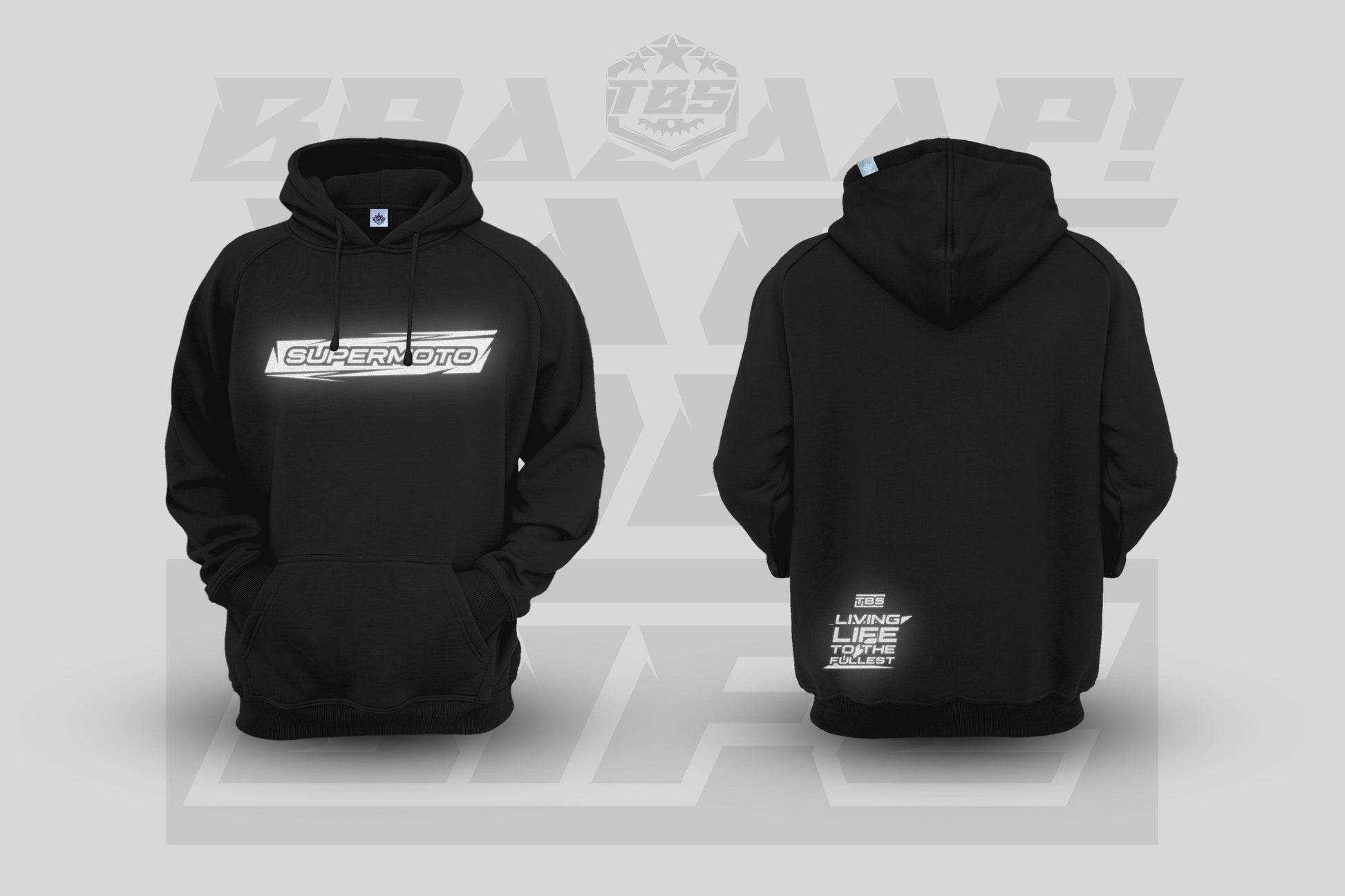 SUPERMOTO HOODIES - REFLECTIVE EDITION - Thebrapshop