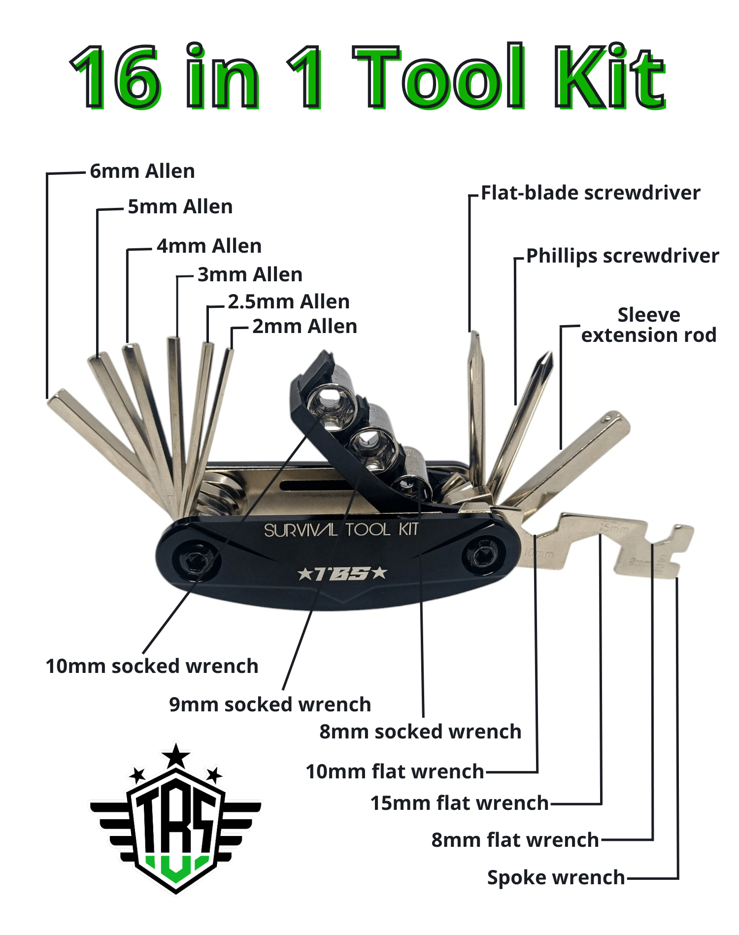 TBS SURVIVAL TOOL KIT - Thebrapshop
