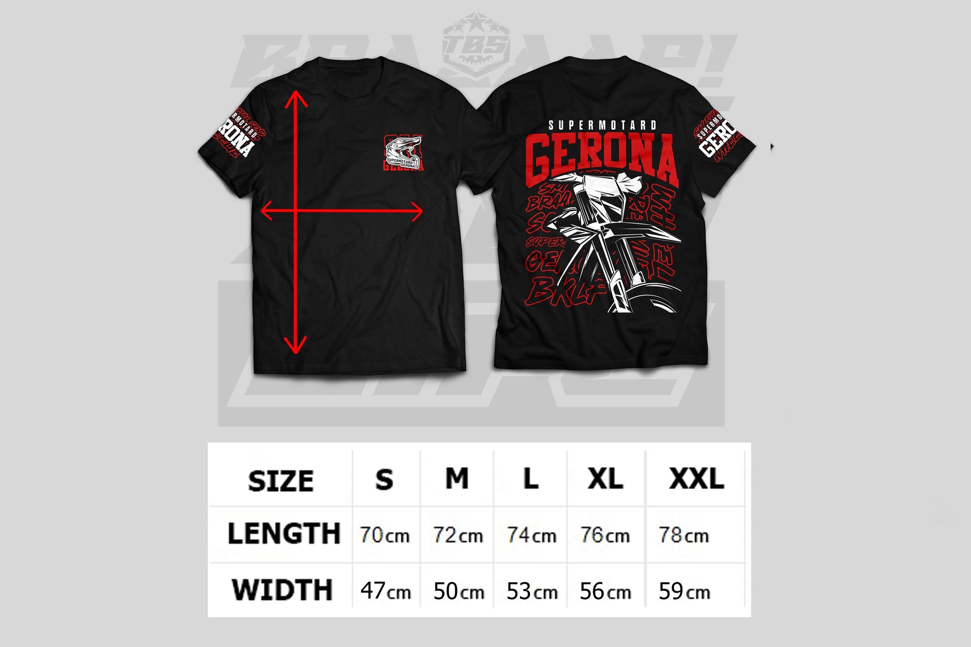 TBS x SM GERONA T-SHIRTS - Thebrapshop