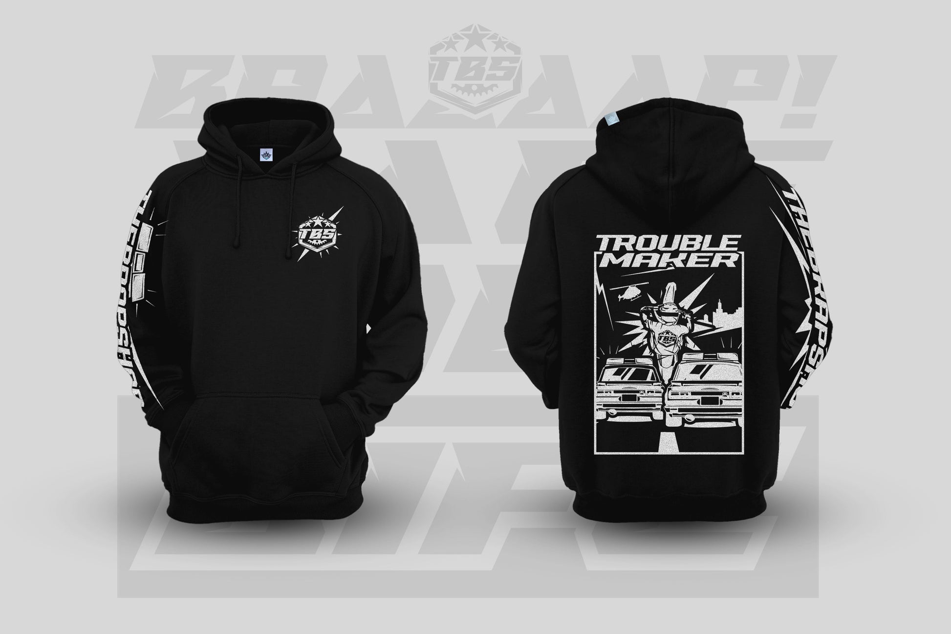 TROUBLEMAKER HOODIES - REFLECTIVE EDITION - Thebrapshop