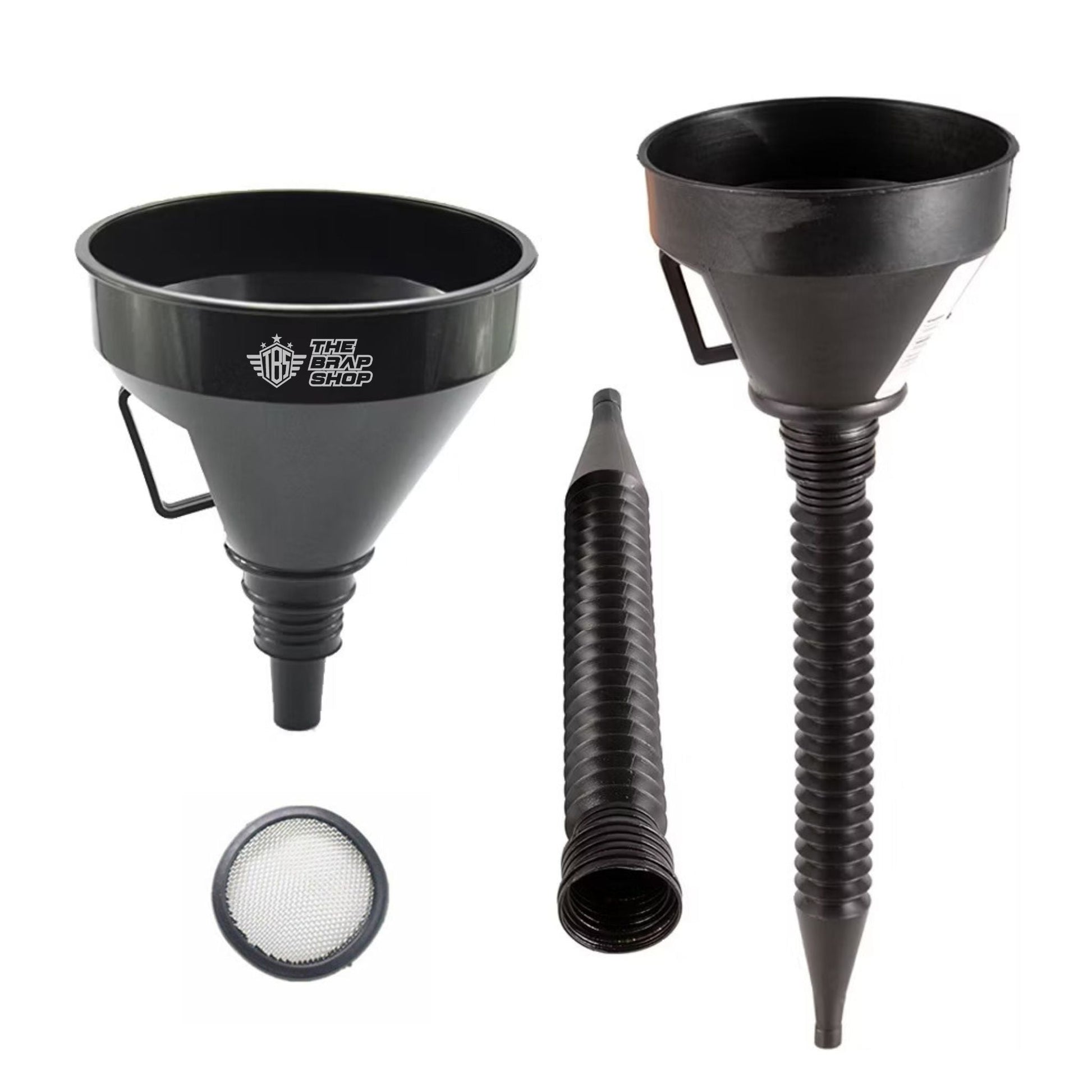 UNIVERSAL OIL/FUEL FLEXIBLE FUNNEL+FILTER - Thebrapshop