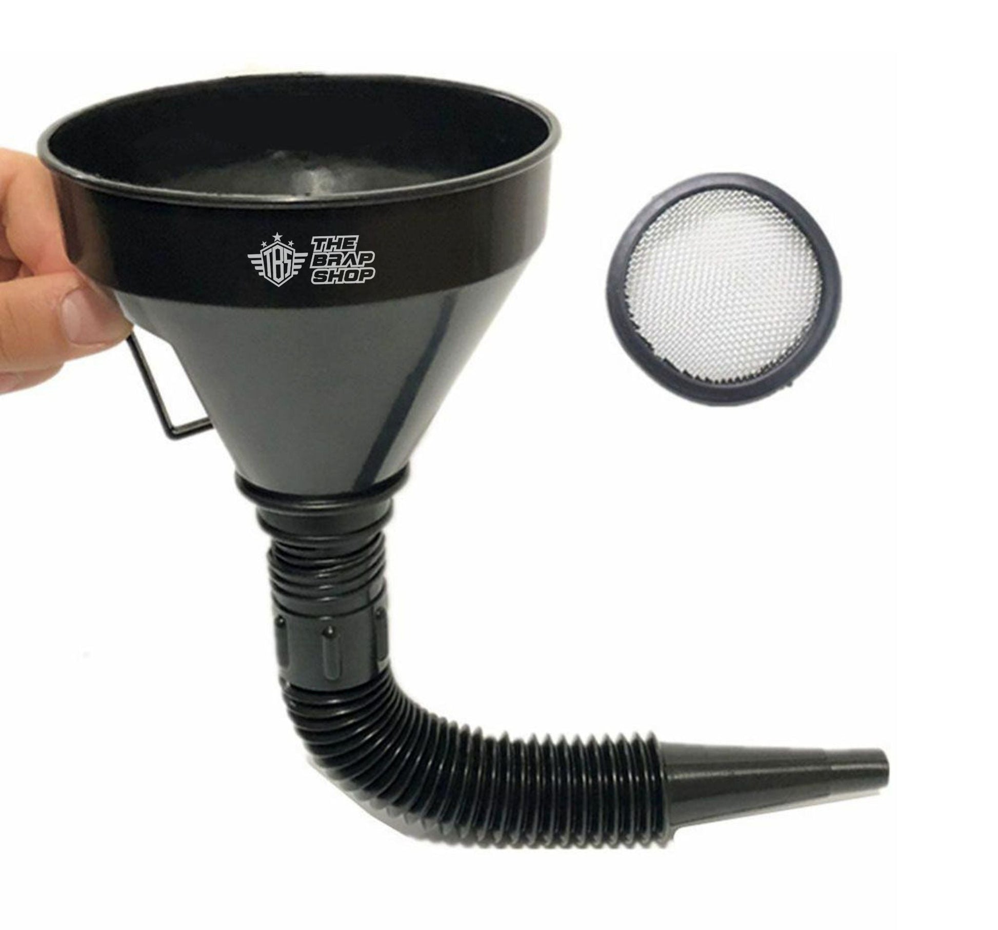 UNIVERSAL OIL/FUEL FLEXIBLE FUNNEL+FILTER - Thebrapshop