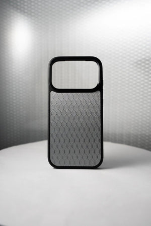 WHITE IPHONE HONEYCOMB ALUFIBER PHONE CASE - Thebrapshop