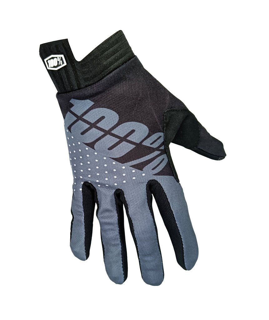 100% ITRACK GLOVES BLACKED - Thebrapshop