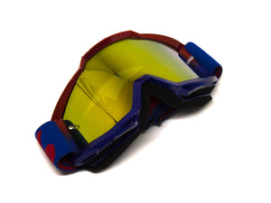 100% RED/BLUE GOGGLES - Thebrapshop