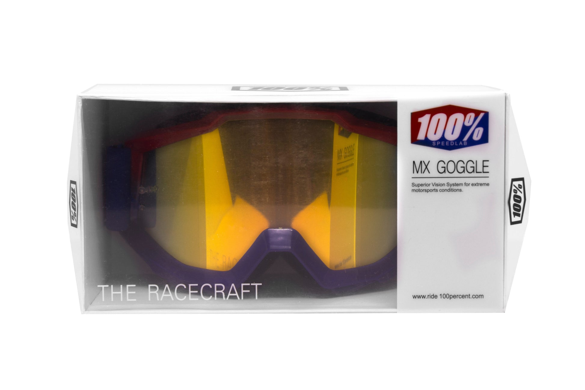 100% RED/BLUE GOGGLES - Thebrapshop