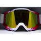 100% RED/WHITE GOGGLES - Thebrapshop