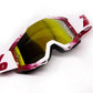 100% RED/WHITE GOGGLES - Thebrapshop