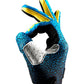100% RIDEFIT GLOVES CYAN/BLACK - Thebrapshop