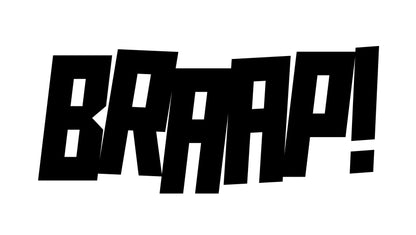 BRAAP!-AUFKLEBER
