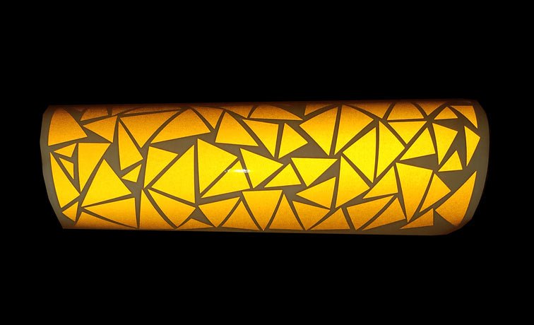 50/50 REFLECTIVE TRIANGLES RIMS STICKERS - Thebrapshop
