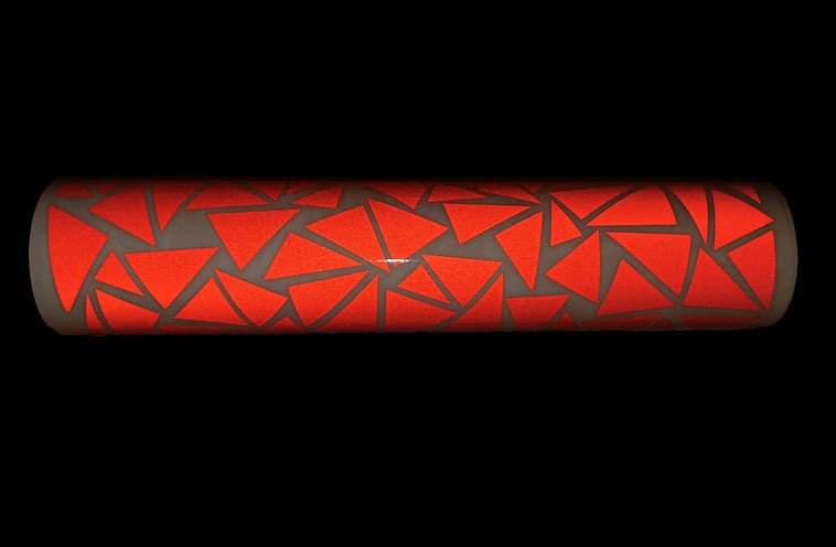 50/50 REFLECTIVE TRIANGLES RIMS STICKERS - Thebrapshop