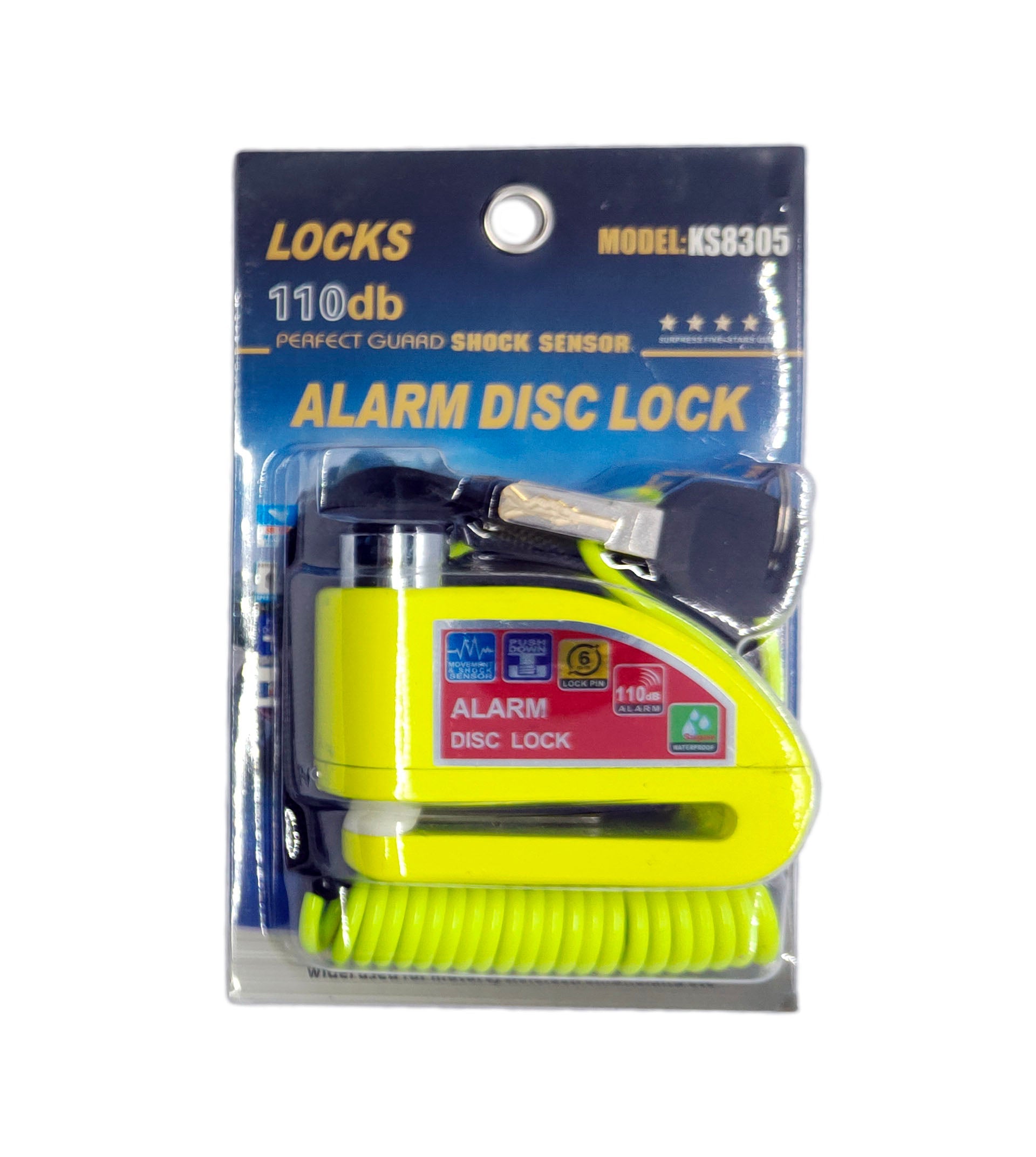 ANTI-THEFT ALARM LOCK - Thebrapshop