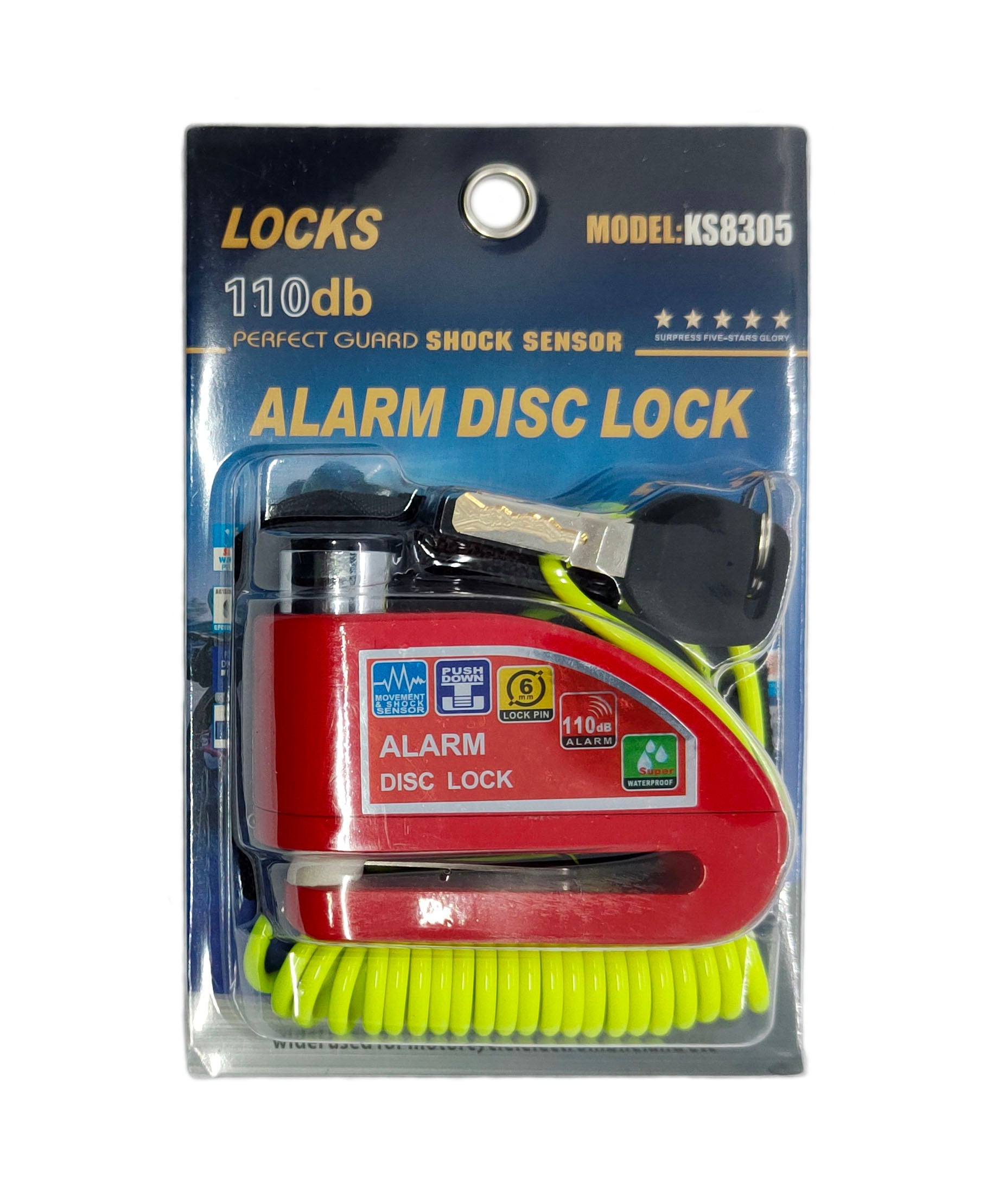 ANTI-THEFT ALARM LOCK - Thebrapshop