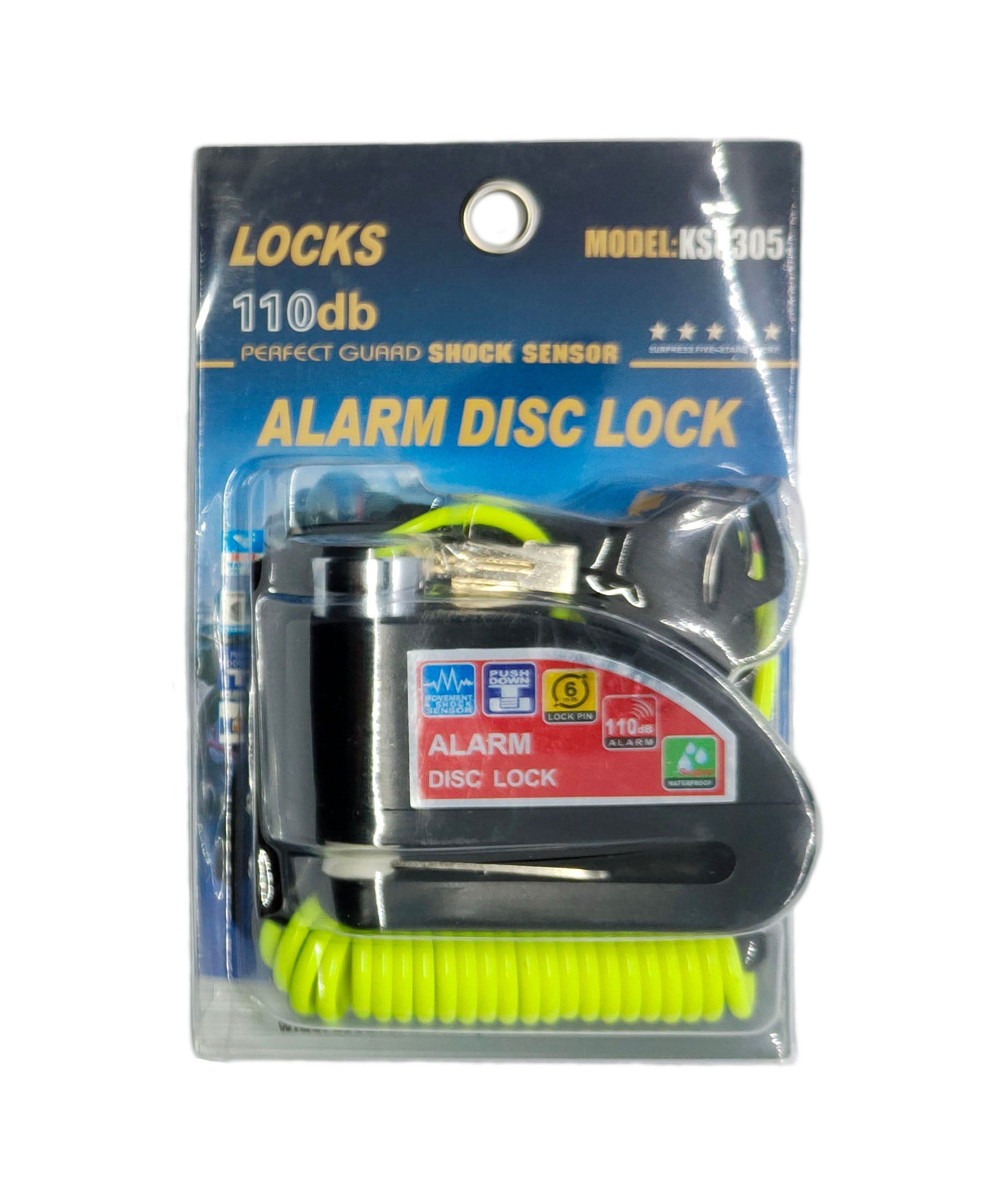 ANTI-THEFT ALARM LOCK - Thebrapshop