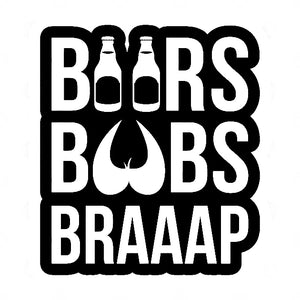 BEERS B**BS BRAAP STICKERS - Thebrapshop