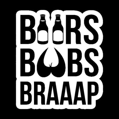 BEERS B**BS BRAAP STICKERS - Thebrapshop