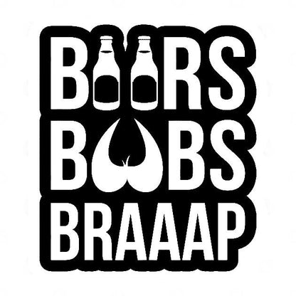 BEERS B**BS BRAAP STICKERS - Thebrapshop
