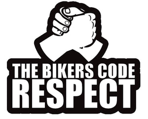 BIKERS CODE STICKERS - Thebrapshop
