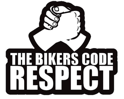 BIKERS CODE STICKERS - Thebrapshop