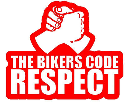 BIKERS CODE STICKERS - Thebrapshop