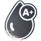 BLOOD GROUPS STICKERS - Thebrapshop