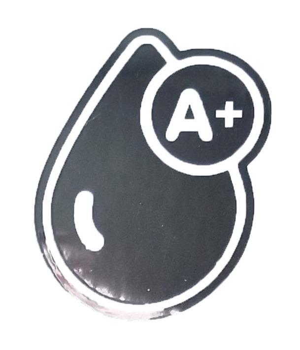 BLOOD GROUPS STICKERS - Thebrapshop