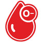BLOOD GROUPS STICKERS - Thebrapshop